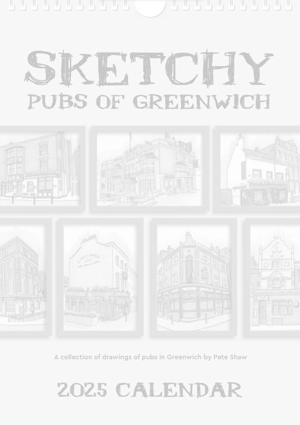 Sketchy Pubs of Greenwich Calendar