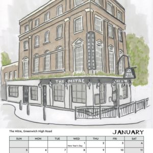 Sketchy Pubs of Greenwich - 2025 Calendar