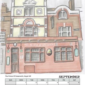 Sketchy Pubs of Greenwich - 2025 Calendar
